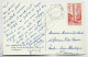 ANDORRE 15FR SEUL CARTE BARCELONA POSTEE A ST JULIEN LORIA 1958 VAL ANDORRE POUR LA FRANCE - Covers & Documents