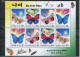 Korea Nord Kleinbogen 4569-4572 Postfrisch Schmetterling #JU238 - Korea (...-1945)