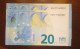 2x 20 EURO FRANCE - U034 A5 - A6 - See Serial Numbers - NEUF - UNC - 20 Euro