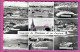 CPSM PLOEMEUR 56 - Souvenir L'eglise  Multivue Plage Port Fort Bloqué Voyagé 1964 - Plömeur