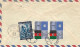 AFGHANISTAN  1970   AIRMAIL  COVER  TO ENGLAND WITH  KING ZAHIR SHAH STAMPS. - Afghanistan
