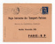 !!! ENTIER 15F MARIANNE DE GANDON TIMBRE SUR COMMANDE REGIE AUTONOME DES TRANSPORTS PARISIENS REF N2F - Standaardomslagen En TSC (Voor 1995)