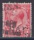 Grande Bretagne - 1911 - 1935 -  George  V  -  Y&T N °  188  Perforé  P A C - Perforés