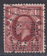 Grande Bretagne - 1911 - 1935 -  George  V  -  Y&T N °  189  Perforé  C B  /  W H - Perfins