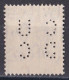 Grande Bretagne - 1911 - 1935 -  George  V  -  Y&T N °  189  Perforé  C U / D C - Perforés