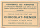 IMAGE CHROMO CHOCOLAT MENIER VIGNETTES 172 ITALIE OMBRIE BASILIQUE D'ASSISE EDIFICE RELIGIEUX GOTHIQUE RELIGION CROYANCE - Menier