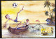 Delcampe - Brazil Maximo Postcard 290A World Cup Art Of Footaball CBC MT - Maximumkarten