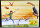 Delcampe - Brazil Maximo Postcard 290A World Cup Art Of Footaball CBC MT - Tarjetas – Máxima
