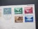 Schweiz 1956 Pro Patria Mi.Nr.627 / 631 FDC D Einschreiben Bern 1 Annahme Bundesfeier Nach Menden Sauerland Gesendet - Covers & Documents