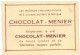 IMAGE CHROMO CHOCOLAT MENIER A CUIRE N° 471 YVELINES VERSAILLES LE NORD DU CHÂTEAU ARCHITECTURE BAROQUE RESIDENCE ROYALE - Menier