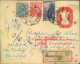 1952, Stationery Envelope With Additional Franking As Registered Letter From SHUNGDAWG - Storia Postale