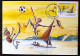 Delcampe - Brazil Maximo Postcard 290A World Cup Art Of Football CBC MT - Cartoline Maximum