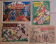 Récits Complets Lot De 4RC Les AVENTURIERS D AUJOURD HUI N°72 Supplément De ZORRO N°61 AMOK N°18 SPECIAL FILLETTE 1958 - Wholesale, Bulk Lots