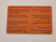 JORDAN-(JO-JPP-0003)-ORANGE-(2)-(JOD 5)-(tirage-1.000)-used Card - Giordania