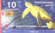 Russia:Used Phonecard, Elektrosvjaz, Karjala Republic, 10 Units, Turtle, Paloma-avto Advertising, 2003 - Russia