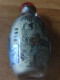 Delcampe - Trois Tabatières Décor érotique Asie Snuff Bottle Curiosa Flacon à Tabac En Verre Peint - Art Asiatique