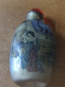 Delcampe - Trois Tabatières Décor érotique Asie Snuff Bottle Curiosa Flacon à Tabac En Verre Peint - Arte Asiatica