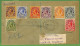 P0948  - TURKS & CAICOS - POSTAL HISTORY -  SG# 129/135 + 136/7 Registered Cover - Turks And Caicos