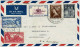 Neuseeland / New Zealand 1953, Luftpostbrief Coronation Mail Wellington - Baden (Schweiz), Via London - Brieven En Documenten