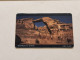 JORDAN-(JO-JPP-0011B)-Wadi Rum-(ORG)-(41)-(JD2)-(not Number)-(GOLD CHIP)-used Card - Jordanië