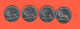 Congo 4 X 1 Franc 2004 Democratic République Démocratique Du Congo - Congo (Democratische Republiek 1998)