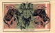 WW2 Germany Soviet Propaganda FORGERY Overprint On Genuine 20,000 Mark 1923 Banknote VF - Other & Unclassified