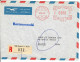 Switzerland Air Mail To India (Jaipur). Meter Stamp Hasler. - Affranchissements Mécaniques