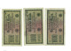 Set 3 WW2 Germany Nazi Propaganda FORGERY Overprint On Genuine 20,000 Mark 1923 Banknote VF/VF- - Otros & Sin Clasificación