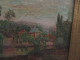 Petite Peinture A L'huile - Sur Toile - 24 Cm Sur 29 Cm - Petites Craquelure - Signature Illisible - Popular Art