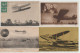 Delcampe - Aviation / Lot De 26 Cartes : Avions, Aviateurs, Meetings, Sport, Scènes, ... - Verzamelingen & Kavels