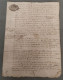 VIEUX PAPIERS Cachets BRETAGNE 1664 . Signer - Cachets Généralité