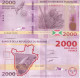 BURUNDI 2000 FRANCS 2018 P 52 Lot X5 UNC Notes - Burundi