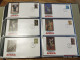 Delcampe - Album With Envelopes FDC Netherlands, UN, Australia, Monaco, St. Vincent, Hungary, Maldives, South Africa, - Sammlungen (im Alben)