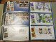 Delcampe - Album With Envelopes FDC Netherlands, UN, Australia, Monaco, St. Vincent, Hungary, Maldives, South Africa, - Collections (en Albums)