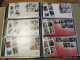 Delcampe - Album With Envelopes FDC Netherlands, UN, Australia, Monaco, St. Vincent, Hungary, Maldives, South Africa, - Sammlungen (im Alben)