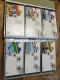 Delcampe - Album With Envelopes FDC Netherlands, UN, Australia, Monaco, St. Vincent, Hungary, Maldives, South Africa, - Collections (en Albums)