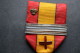 Ordre Médaille BELGIQUE WWI  1914 1918 4 Barrettes De Présence Au Front, Couronne De Volontaire Et Croix Rouge  Blessure - Belgium