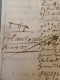 VIEUX PAPIERS Cachets BRETAGNE 1638 . Signer BLANGOUIN - Cachets Généralité