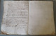 Delcampe - VIEUX PAPIERS Cachets BRETAGNE 1638 . Signer BLANGOUIN - Cachets Généralité