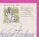 293646 / Switzerland - Zentralschweiz Einsiedein Luzern Titlis Schwyz Brunnen PC 1992 USED 70 C RABBIT Definitive Issues - Sammlungen & Sammellose