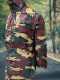 Parka De Combat Lourde 4 Poches Armée Belge - Taille L Uniquement - Uniform