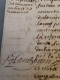 VIEUX PAPIERS Cachets BRETAGNE 1638 . Signer BLANGOUIN - Cachets Généralité