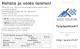 Estonia:Used Phonecard, Eesti Telefon, 30 EEK, Motorbike, 1997 - Moto