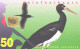 Estonia:Used Phonecard, Eesti Telefon, 50 EEK, Bird, Stork, Ciconia Nigra, 1997 - Other & Unclassified