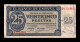 España Spain 25 Pesetas Burgos 1936 Pick 99 Serie P Mbc Vf - 25 Peseten