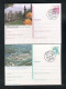 "BUNDESREPUBLIK DEUTSCHLAND" 1977 Ff., 2 Bildpostkarten Je Mit Bildgleichem Stempel Ex "MARL" (50130) - Cartoline Illustrate - Usati