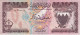 BILLETE DE BAHRAIN DE 1/2 DINAR DEL AÑO 1973 (BANKNOTE) - Bahrein