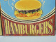 Delcampe - - 2 PLAQUES METAL DECORATIVES XXe HAMBURGERS & FRESH TIGER SHRIMP Déco Murs    E - Affiches