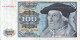BILLETE DE ALEMANIA DE 100 MARK DEL AÑO 1970  (BANKNOTE) - 100 DM