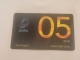 JORDAN-(JO-ZAI-REF-0011B)-ZAIN-05-(Card-board)-(82)-(JD05)-(43-93-85-83-69-17-18)-(21.1.2010)-used Card - Jordan